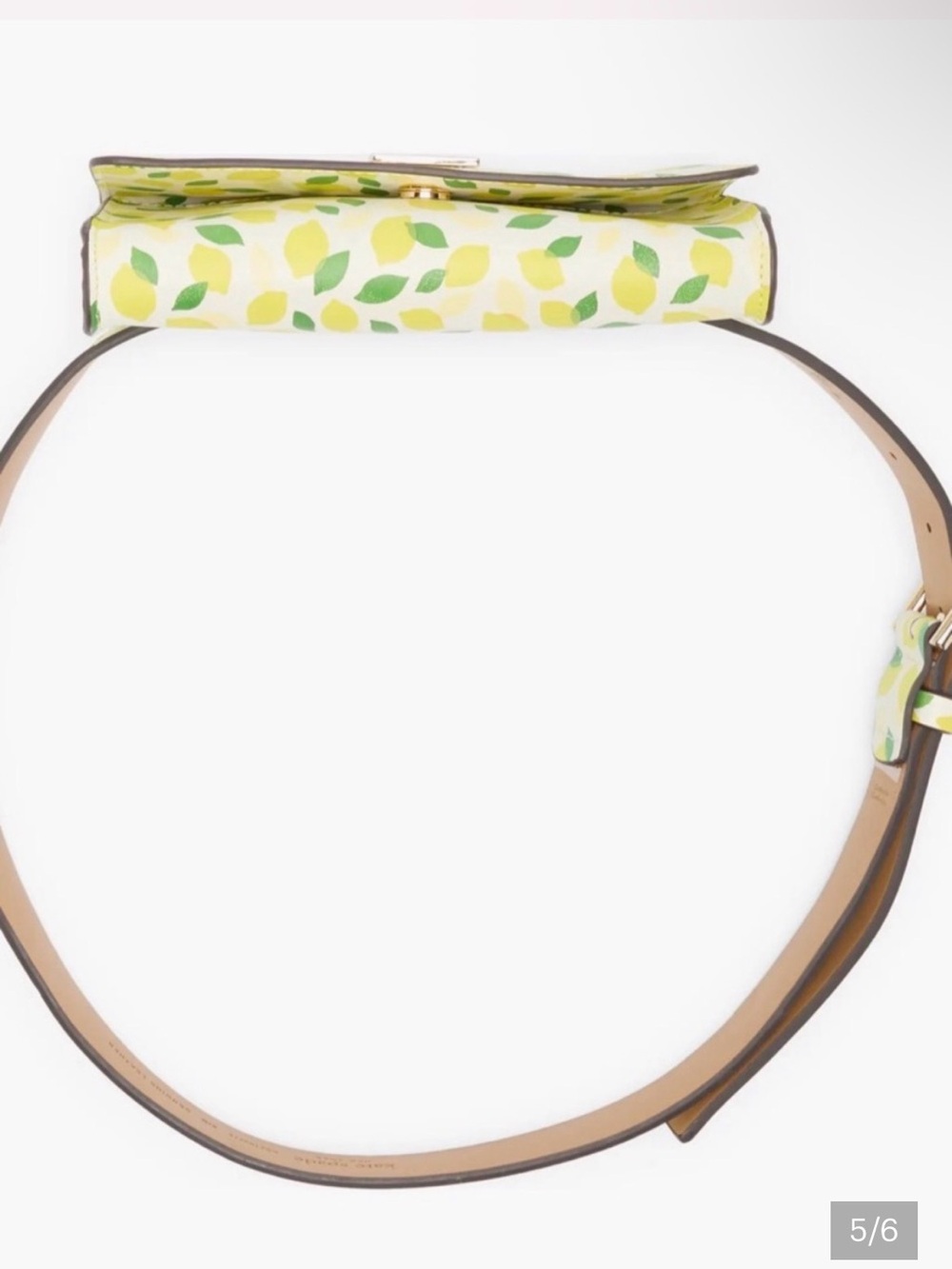 kate spade Yellow and Green Lemon Belt Bag-XL - Picture 4 of 4
